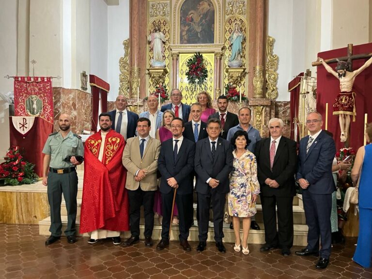 Miguel Ángel Ruiz asiste al día grande de las fiestas del Cristo de Orense de Brazatortas