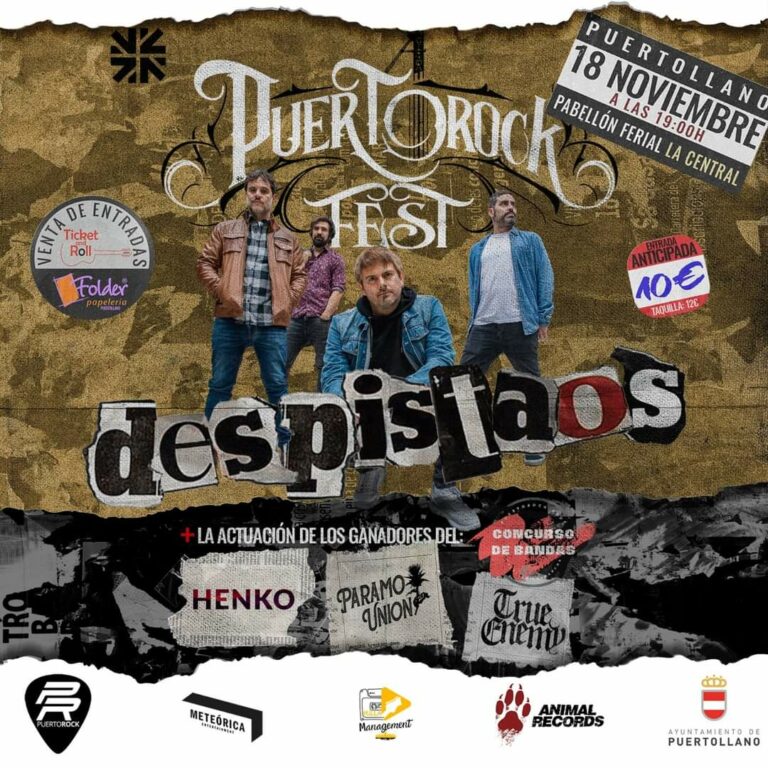 Puertollano: «Despistaos» será el cabeza de cartel del I Puertorock Fest