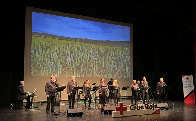 Puertollano: El público disfrutó de las bandas sonoras de la «Asociación Javier Segovia» en el concierto a beneficio de Cruz Roja