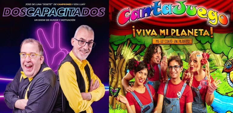 Puertollano: Cantajuego y el monólogo “Doscapacitados” de Josete, en el fin de semana cultural del Auditorio