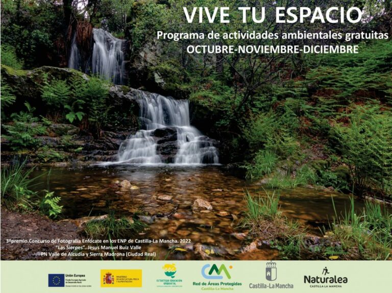 El Gobierno de Castilla-La Mancha organiza más de 50 de actividades gratuitas dentro del programa de educación ambiental ‘Vive tu espacio’ de otoño