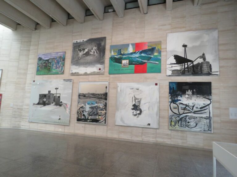 Exposición de Juan Ugalde, La nave de los locos, en el Museo de Arte Contemporáneo de Castilla y León, en León