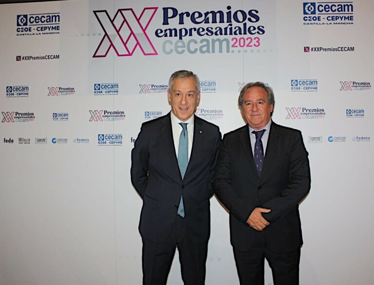 Eurocaja Rural, junto a los empresarios en los XX Premios CECAM