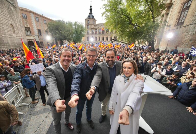 Núñez pide a los castellanomanchegos movilizarse contra el ‘sanchismo’: “Castilla-La Mancha no puede arrodillarse ante nadie”