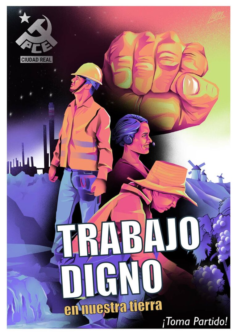 El Partido Comunista en Ciudad Real lanza la campaña «¡Toma Partido por tu tierra!»