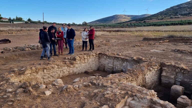 Unas termas, último hallazgo arqueológico de la bodega romana de El Peral en Valdepeñas