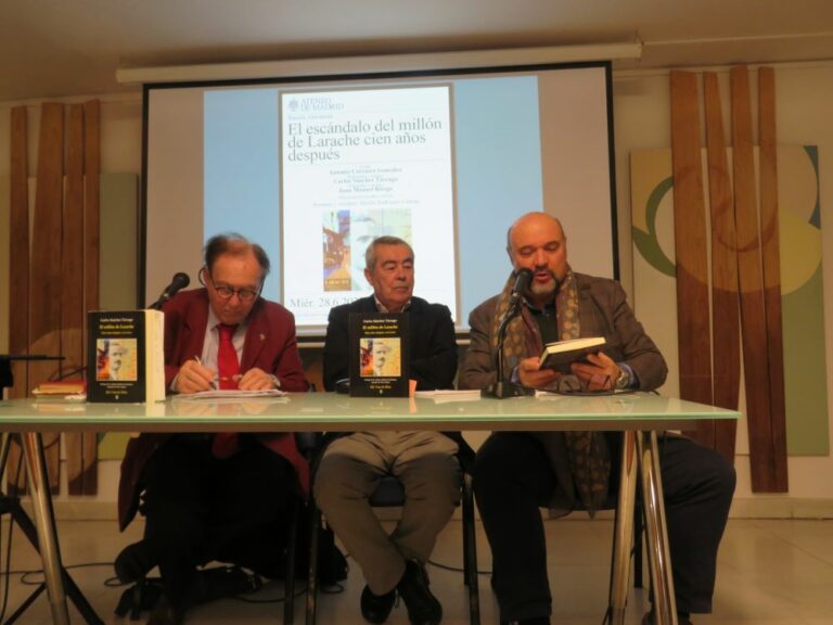 Presentación de El millón de Larache. Cien años después (1923-2023), de Carlos Sánchez Tárrago