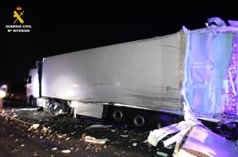 Detenido el conductor que provocó un accidente en la A-43 en el que falleció un varón que viajaba con él