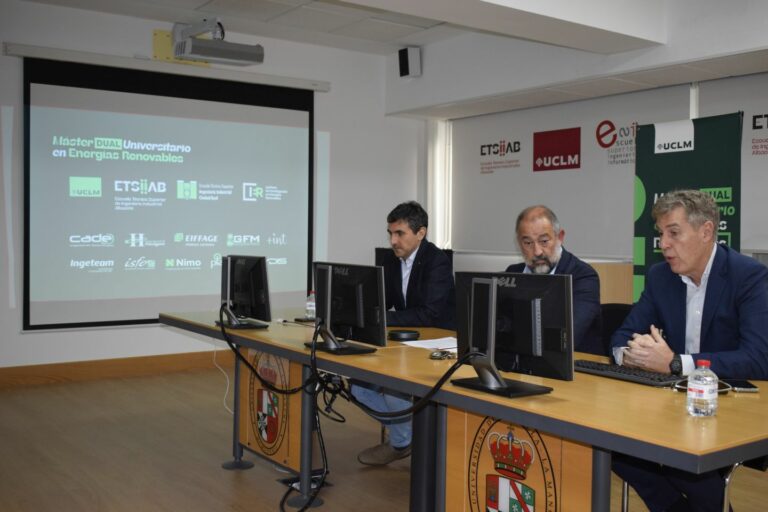El Máster Dual en Energías Renovables de la UCLM formará a una treintena de estudiantes