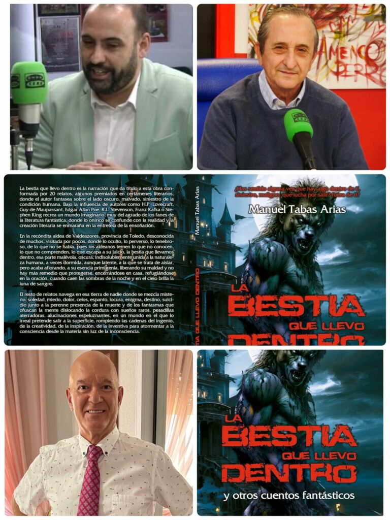 Manuel Tabas presenta su nuevo libro «La bestia que llevo dentro y otros cuentos fantásticos»