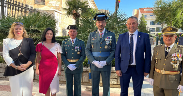 El Equipo de Gobierno de la Diputación agradece con su presencia en los actos de la patrona de la Guardia Civil la labor que realiza el Cuerpo en la provincia
