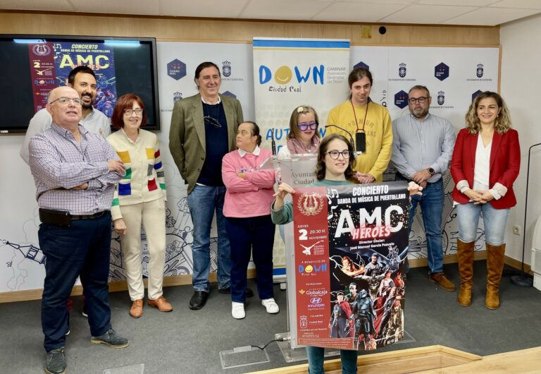 La AMC Banda de Puertollano actuará en el Teatro Municipal Quijano a beneficio de la Asociación Down Caminar Ciudad Real