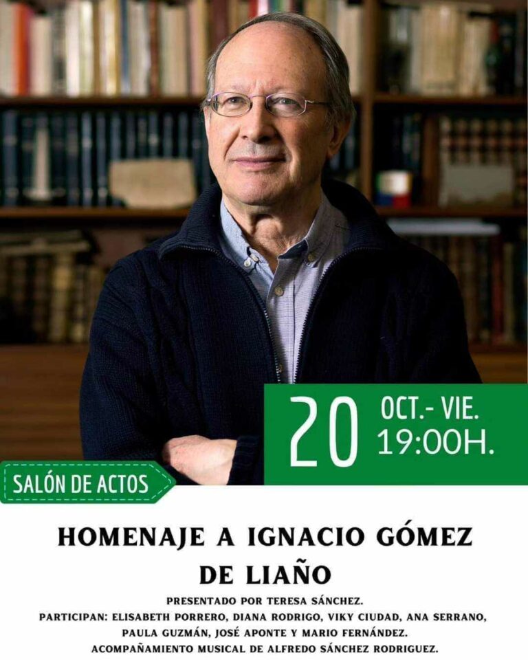 El Grupo Literario Guadiana de Ciudad Real homenajeará este viernes al poeta Ignacio Gómez de Liaño