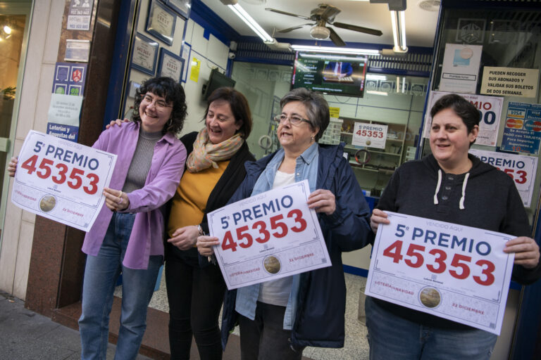 Vendido en Ciudad Real y Alcázar de San Juan el 45.353, segundo quinto premio del Sorteo de Navidad 2023