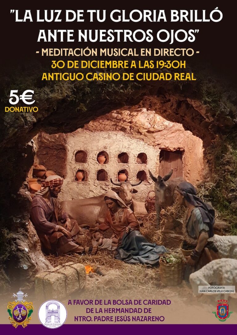 Ciudad Real: El Nazareno ofrece este sábado una meditación musical en directo