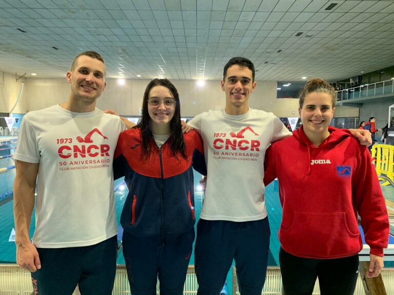 El Club Natación Ciudad Real obtiene 42 medallas en el Campeonato Regional de Invierno