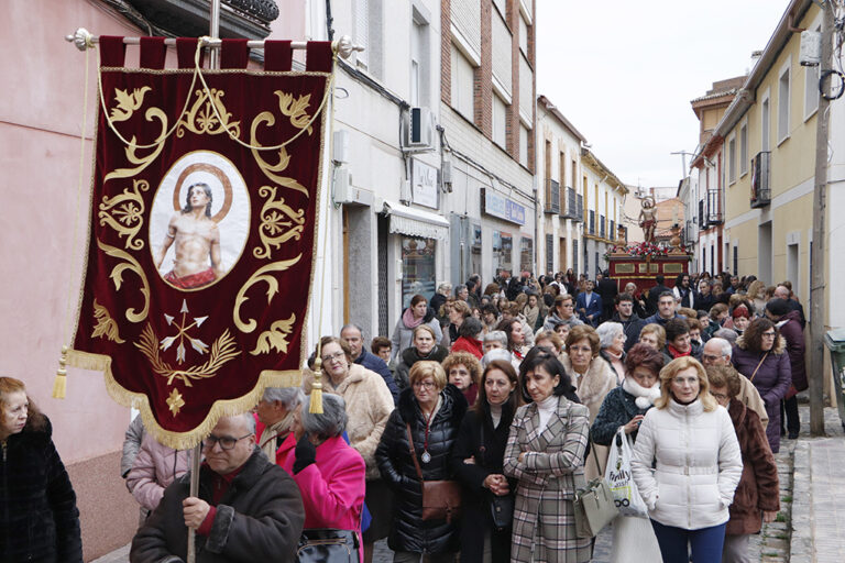 Las celebraciones de San Sebastián capearon la climatología en Almodóvar del Campo