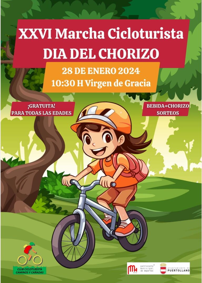 El Club Cicloturista Caminos y Cañadas de Puertollano realizará el domingo su marcha por el Día del Chorizo