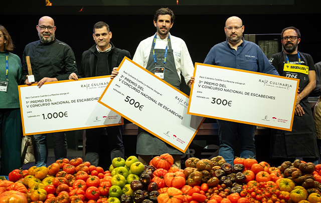 El chef Rubén Sánchez, del restaurante Epílogo de Tomelloso, se lleva la victoria en el Concurso Nacional de Escabeches