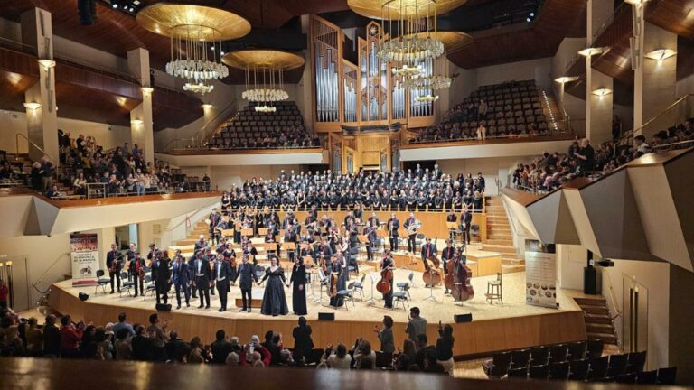 Éxito de la Orquesta Filarmónica de La Mancha en el Auditorio de Música de Madrid