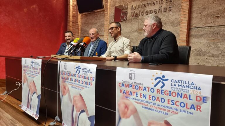 450 karatecas asisten este sábado en Valdepeñas al Campeonato Regional en Edad Escolar