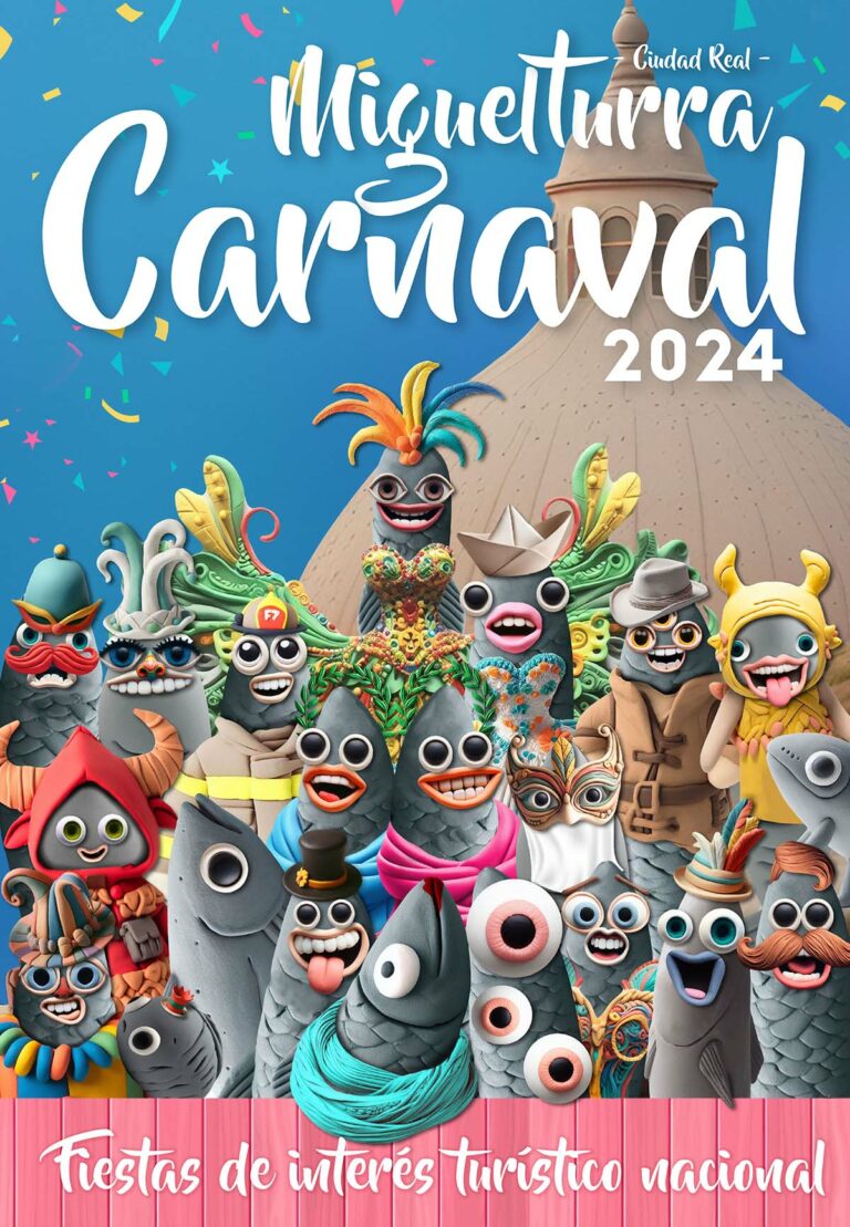 El cartel «Sardinaaas» de Bernardo Ballesteros anunciará el Carnaval de Miguelturra 2024