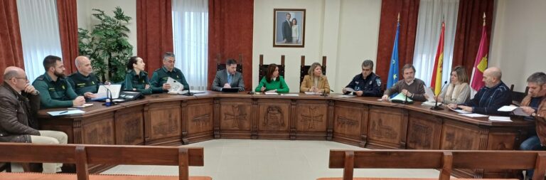 El subdelegado del Gobierno de España y la alcaldesa presiden la Junta Local de Seguridad previa a las fiestas de Las Paces