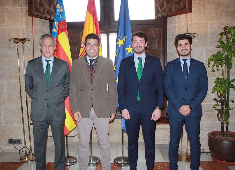 Eurocaja Rural transmite al presidente de la Generalitat Valenciana su compromiso con el territorio y su contribución como soporte financiero, social y asistencial