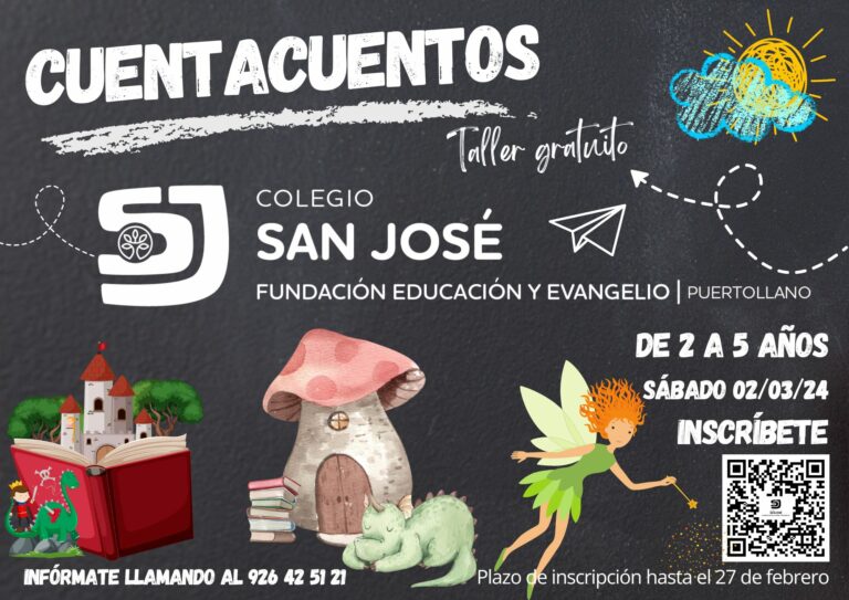 El Colegio San José de Puertollano organiza un cuentacuentos para todos los niños y niñas