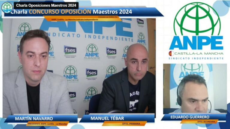 ANPE Castilla-La Mancha informa a más de 2.500 aspirantes sobre la convocatoria de oposiciones al cuerpo de maestros 2024