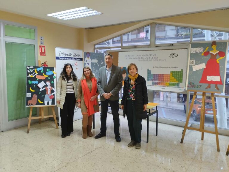 El IES María Zambrano de Alcázar de San Juan homenajea y reconoce la labor de las mujeres científicas en la iniciativa ‘Delegación Abierta’