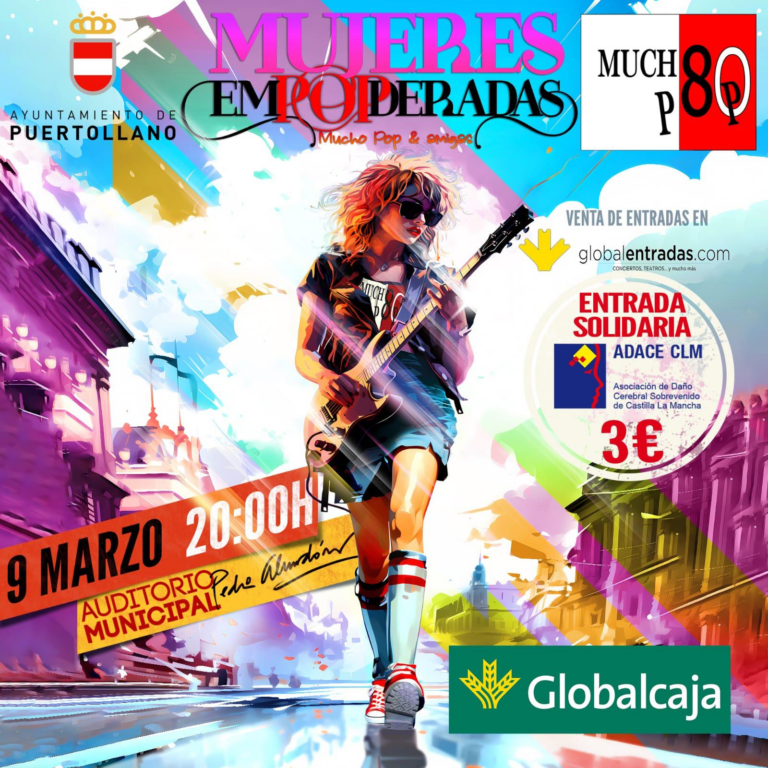 Puertollano: Diecisiete voces femeninas acompañarán a Mucho Pop en el concierto solidario «Mujeres EmPOPderadas»