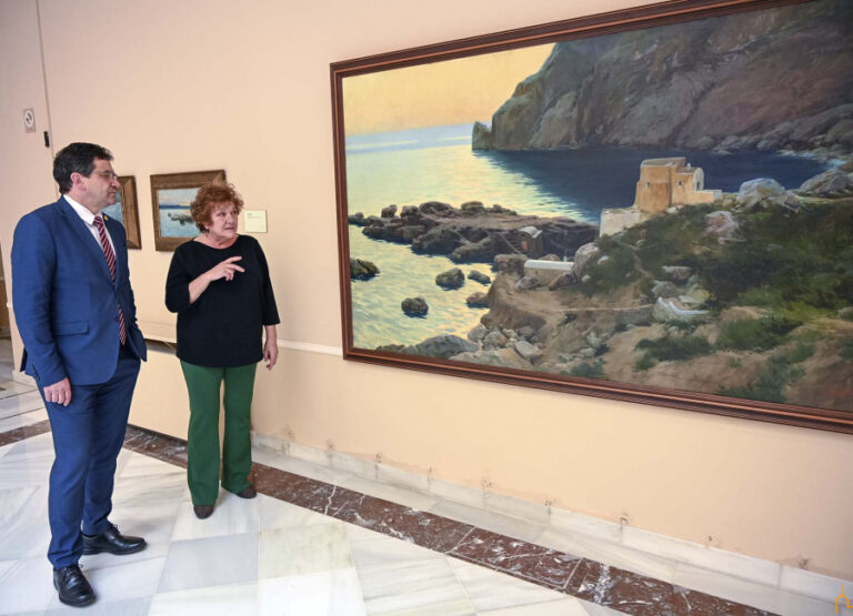 La obra de Andrade “Marina Piccola de Capri” vuelve a la Diputación de Ciudad Real tras ser requerida por el Museo del Prado
