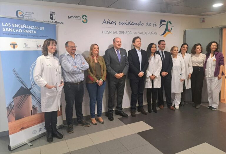 El Servicio de Salud de Castilla-La Mancha fomenta en el Hospital General de Valdepeñas hábitos de vida saludable para evitar o retrasar la diabetes