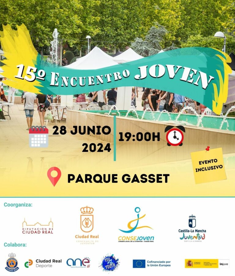 El 15º aniversario del Encuentro Joven se celebrará el 28 de junio en el Parque de Gasset