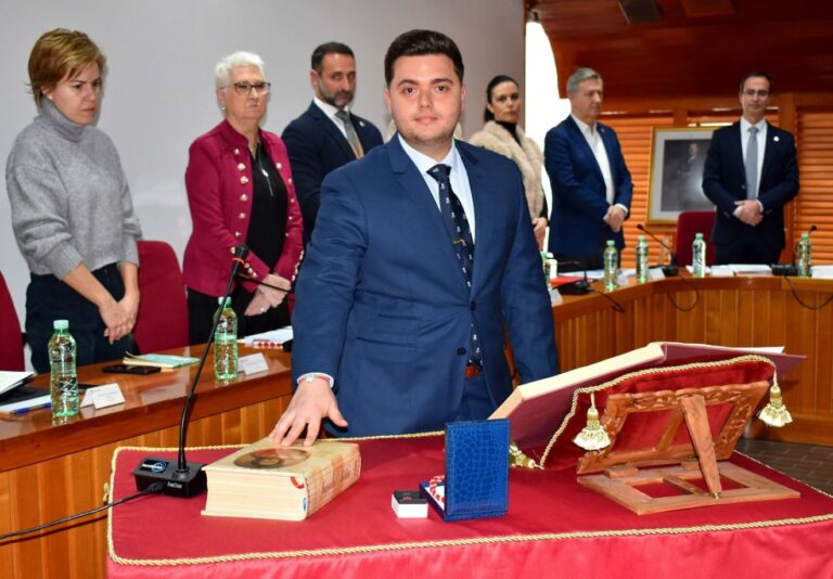 Puertollano: Sergio García de las Bayonas toma posesión como nuevo concejal socialista