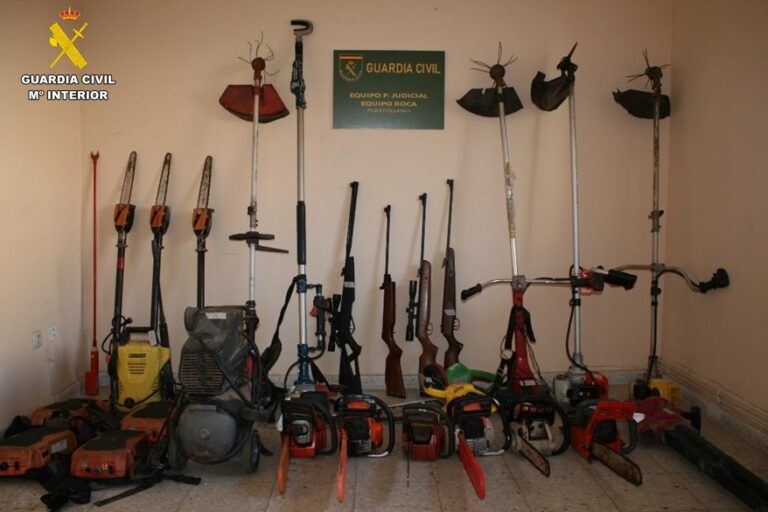 Tres detenidos en Puertollano por numerosos robos en explotaciones agrícolas de la comarca