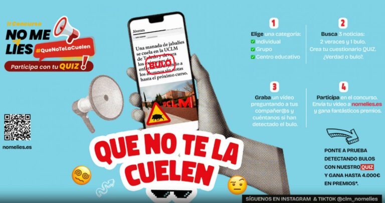El concurso ‘No me Líes’, promovido por el Gobierno regional para luchar contra la desinformación, bulos y ‘fake news’, registra el doble de participantes que en 2023