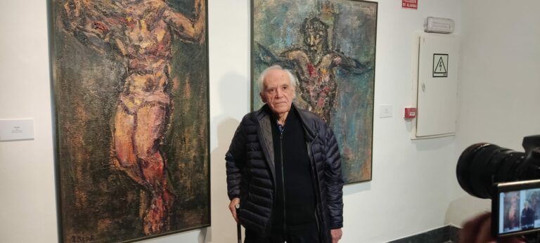 El pintor puertollanense Manuel Prior expone en Toledo su trayectoria artística de más de 70 años