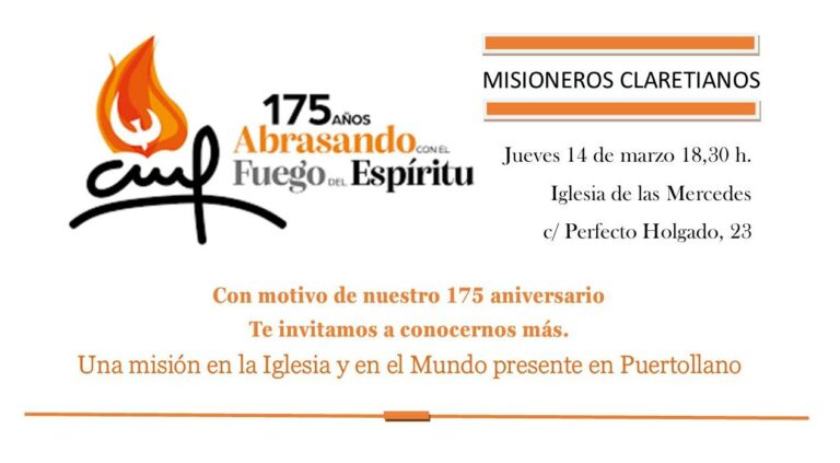 Misioneros Claretianos de Puertollano celebran con charla y exposición los 175 años de la fundación de la congregación