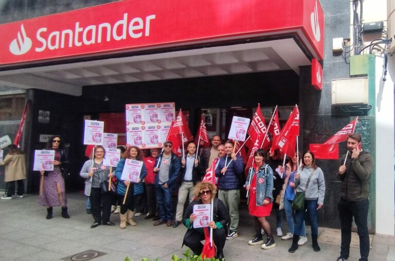 Seguimiento masivo en Castilla-La Mancha de la huelga de trabajadores de la banca