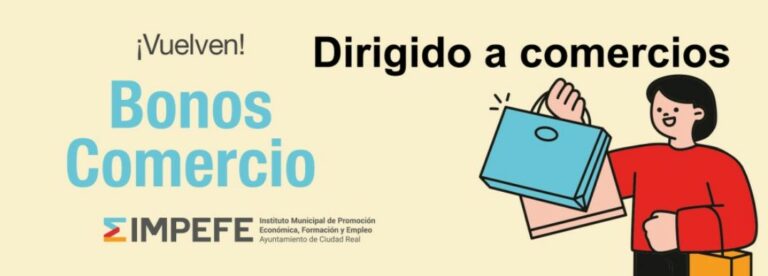 Ciudadanos de toda la provincia de Ciudad Real podrán acceder a los bonos comercio de la capital