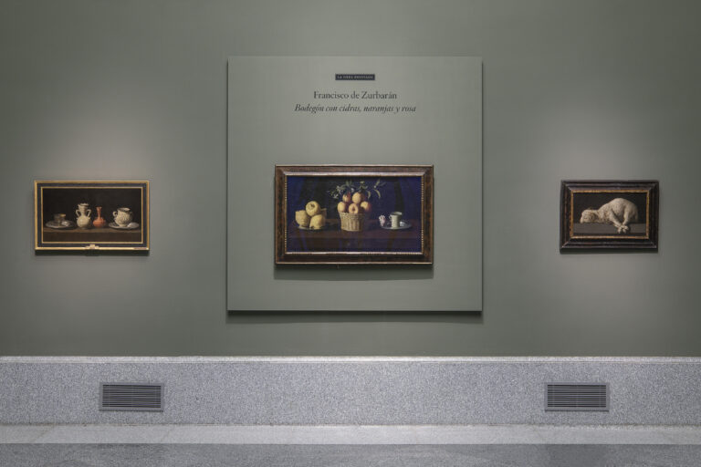 Exposición de Bodegón con cidras, naranjas y rosa, única naturaleza muerta firmada y fechada de Zurbarán, procedente del Norton Simon Museum