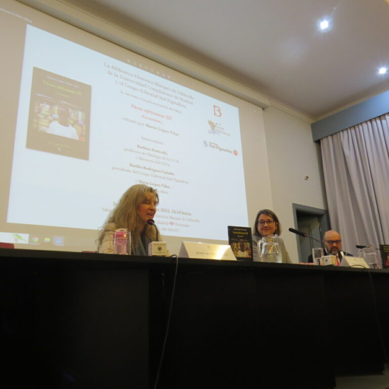 Presentación del libro: Voces africanas III. Encuentros de Marta López Vilar (ed.)