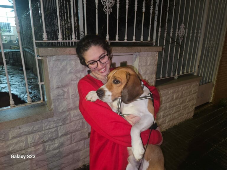Puertollano: La joven Paula se reencuentra con Simba