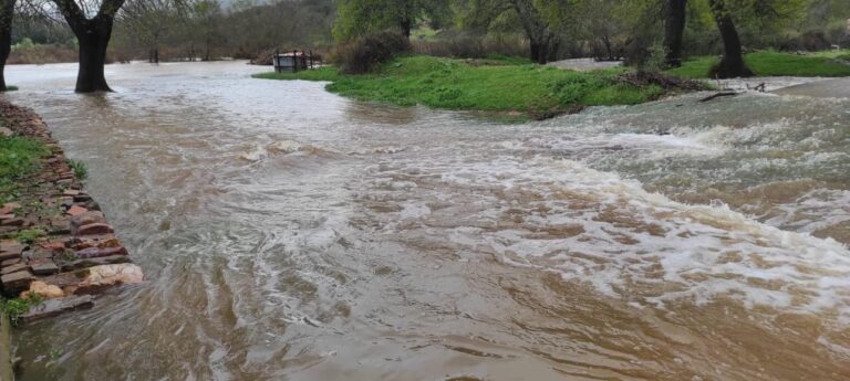 Ascienden a tres las carreteras cortadas en la provincia de Ciudad Real a causa de las lluvias
