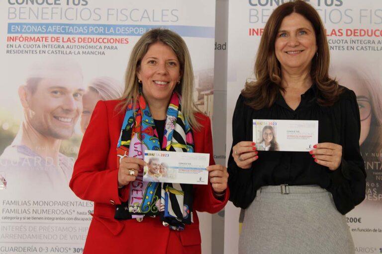 Cerca de 32.000 contribuyentes de la provincia de Ciudad Real se beneficiarán de 9,7 millones en deducciones fiscales autonómicas
