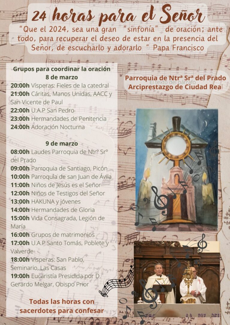 Ciudad Real acoge la XI edición de «24 horas para el Señor»