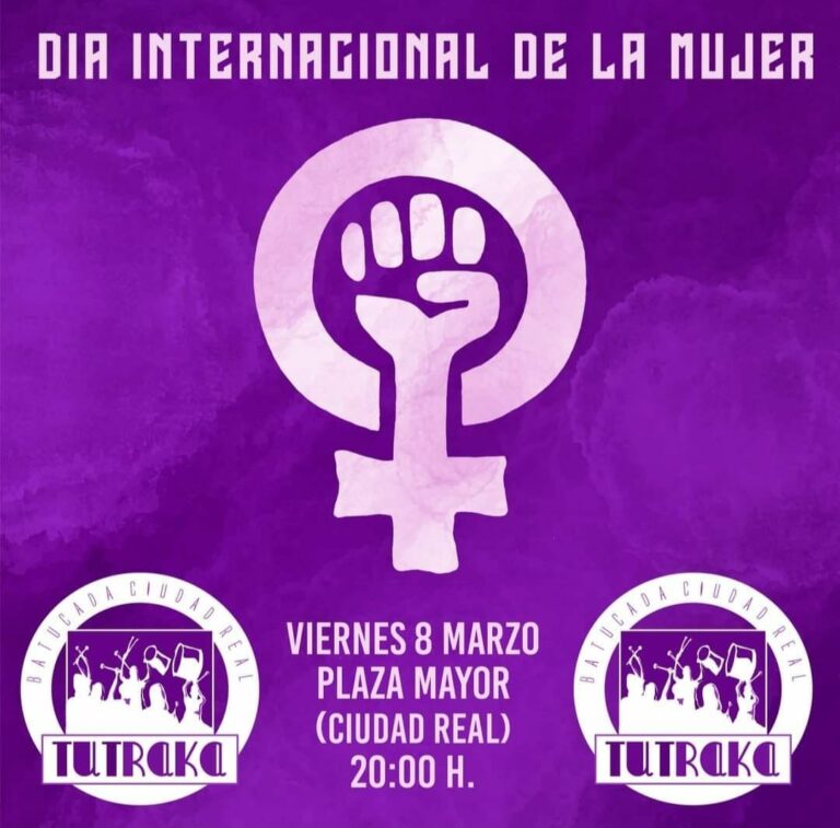 La batucada Tutraka estará en la Plaza Mayor este 8M