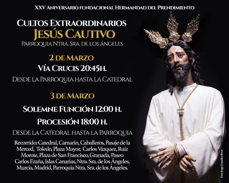 Jesús Cautivo aguarda su salida este domingo desde la Catedral